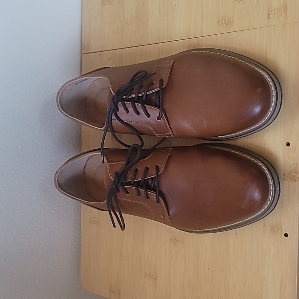 leather dress shoe